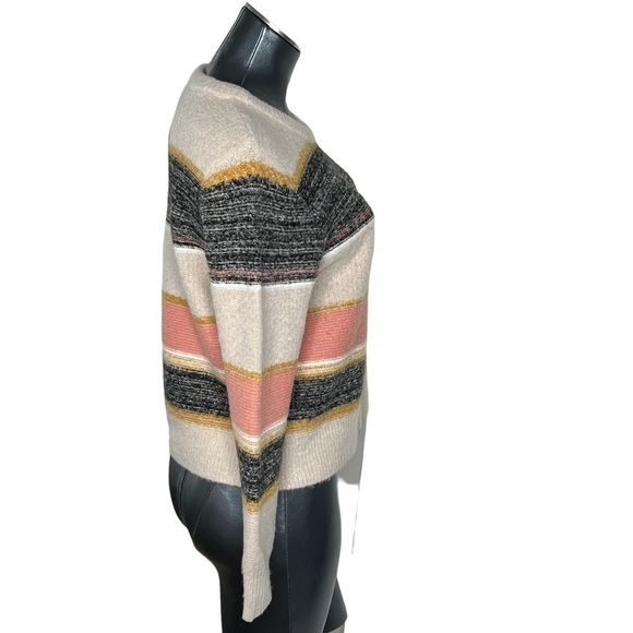 SKIES ARE BLUE Multi Colored Long Sleeve Cropped Sweater Women's Size XS - Picture 5 of 16